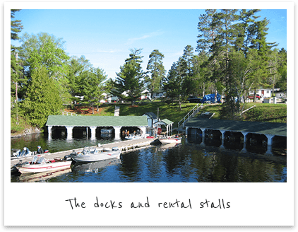 Frog Rapids Camp boat rental