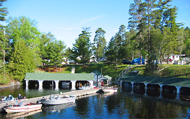 Frog Rapids Camp boat rental