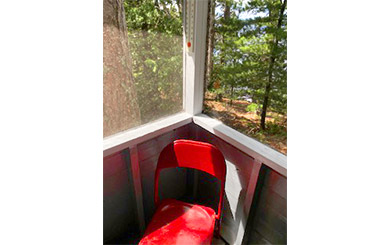 Frog Rapids Camp Enclosed Porch