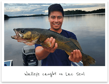 Fish for Walleye on Lac Seul with Frog Rapids Camp